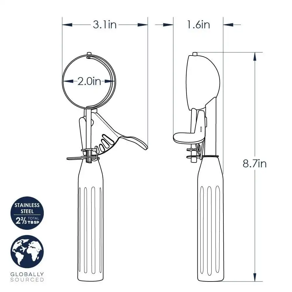Alternative view of Nordic Ware Large Cookie Scoop