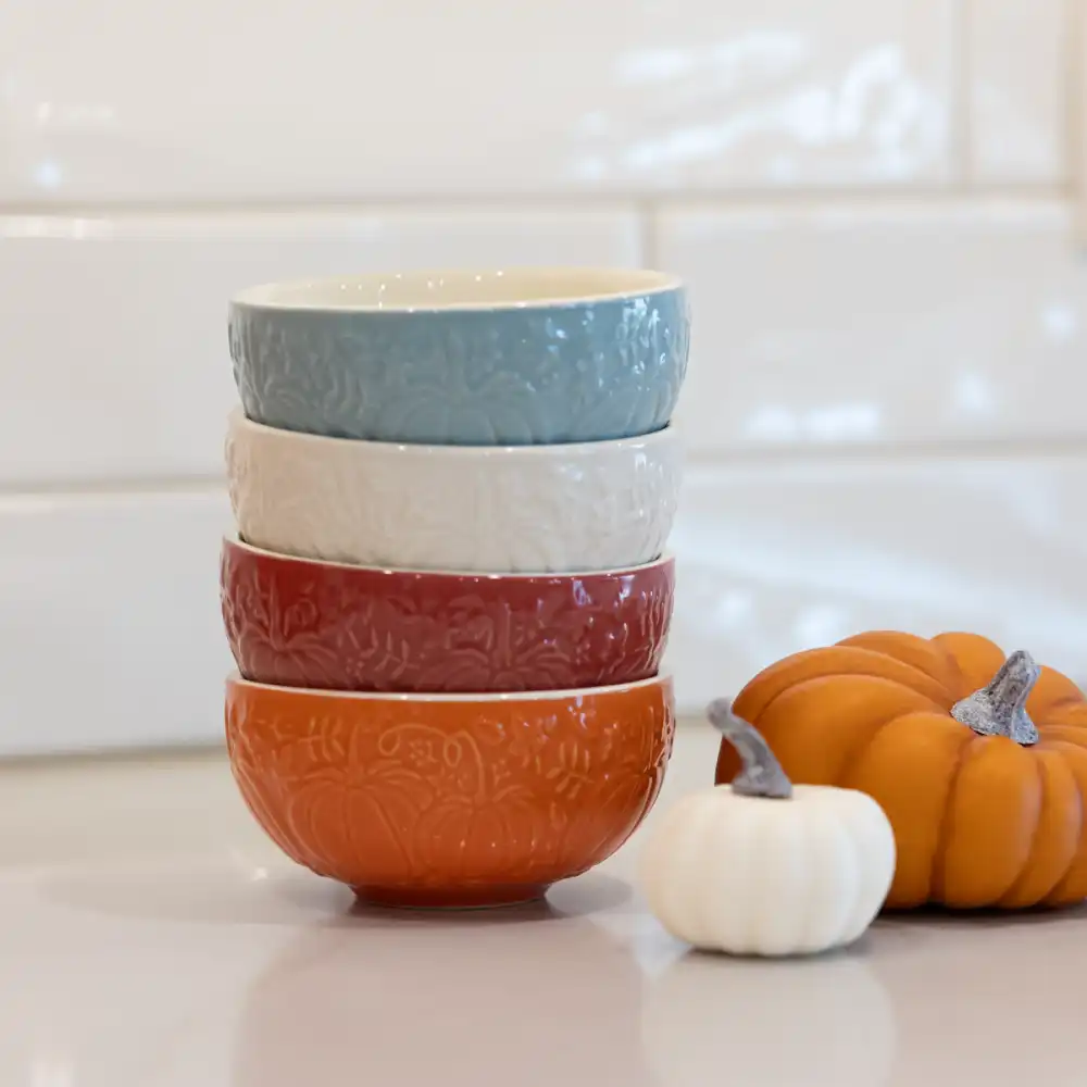 Alternative view of Mason Cash In The Pumpkin Patch 5.9oz Prep Bowls | Set of 4