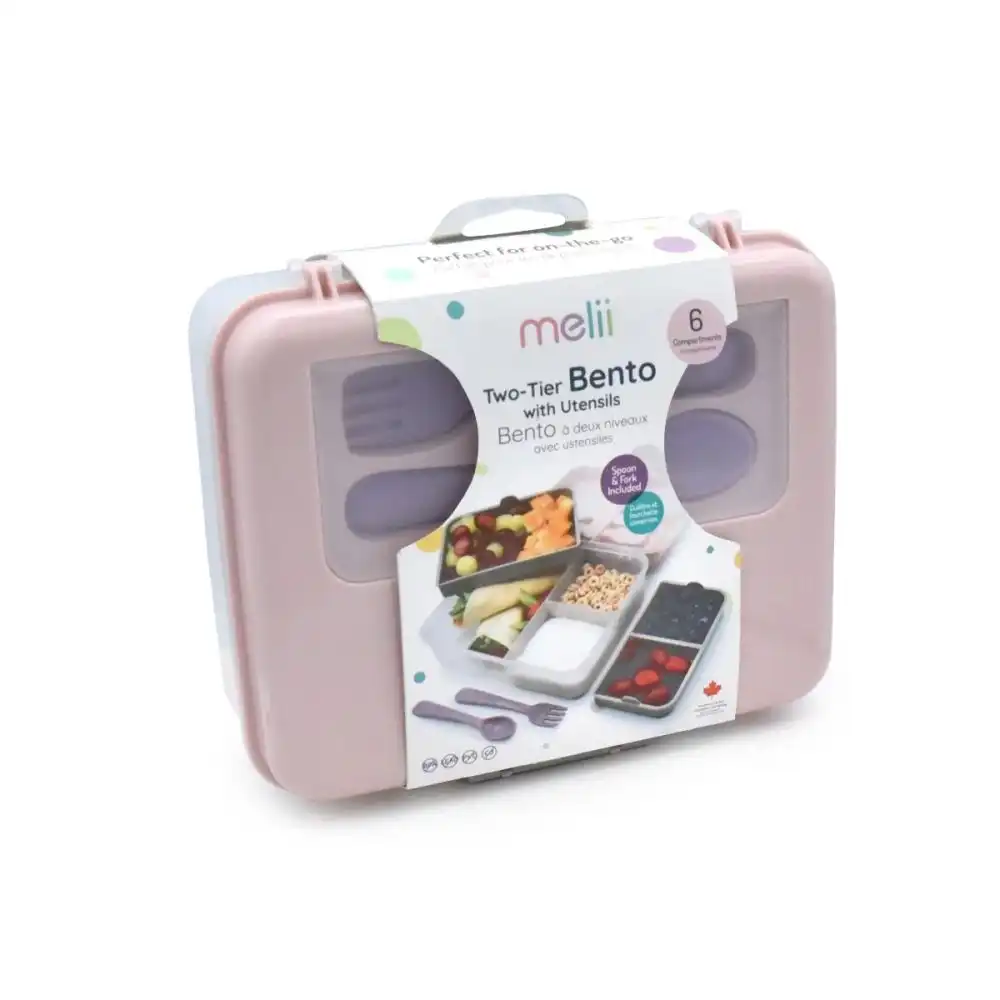 Melii 2 Tier Bento Box | Berry & Ivory