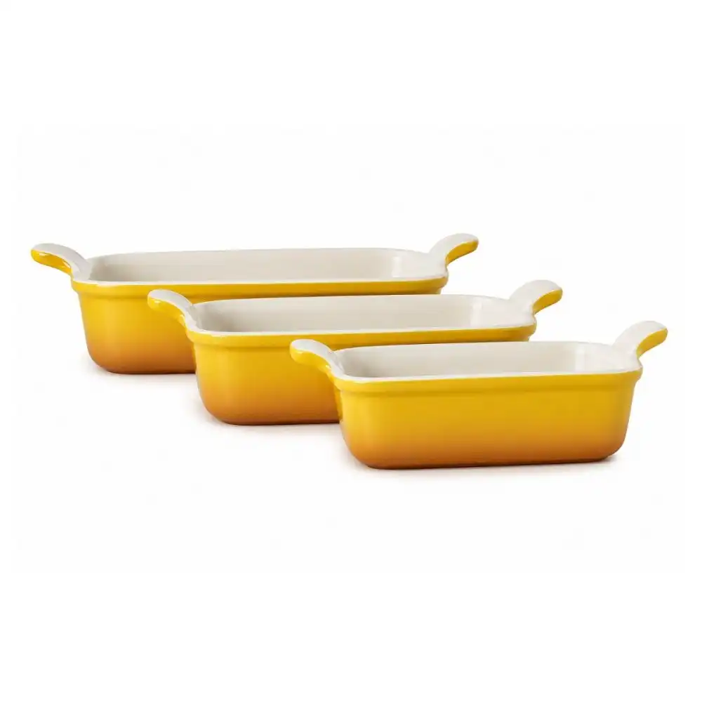 Alternative view of Le Creuset Heritage Rectangular Baking Dishes (Set of 3) | Nectar