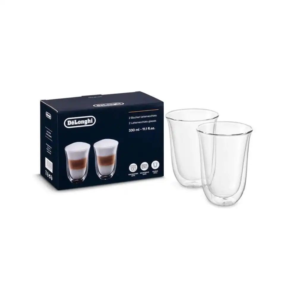 De'Longhi Latte Macchiato Glasses | Set of 2