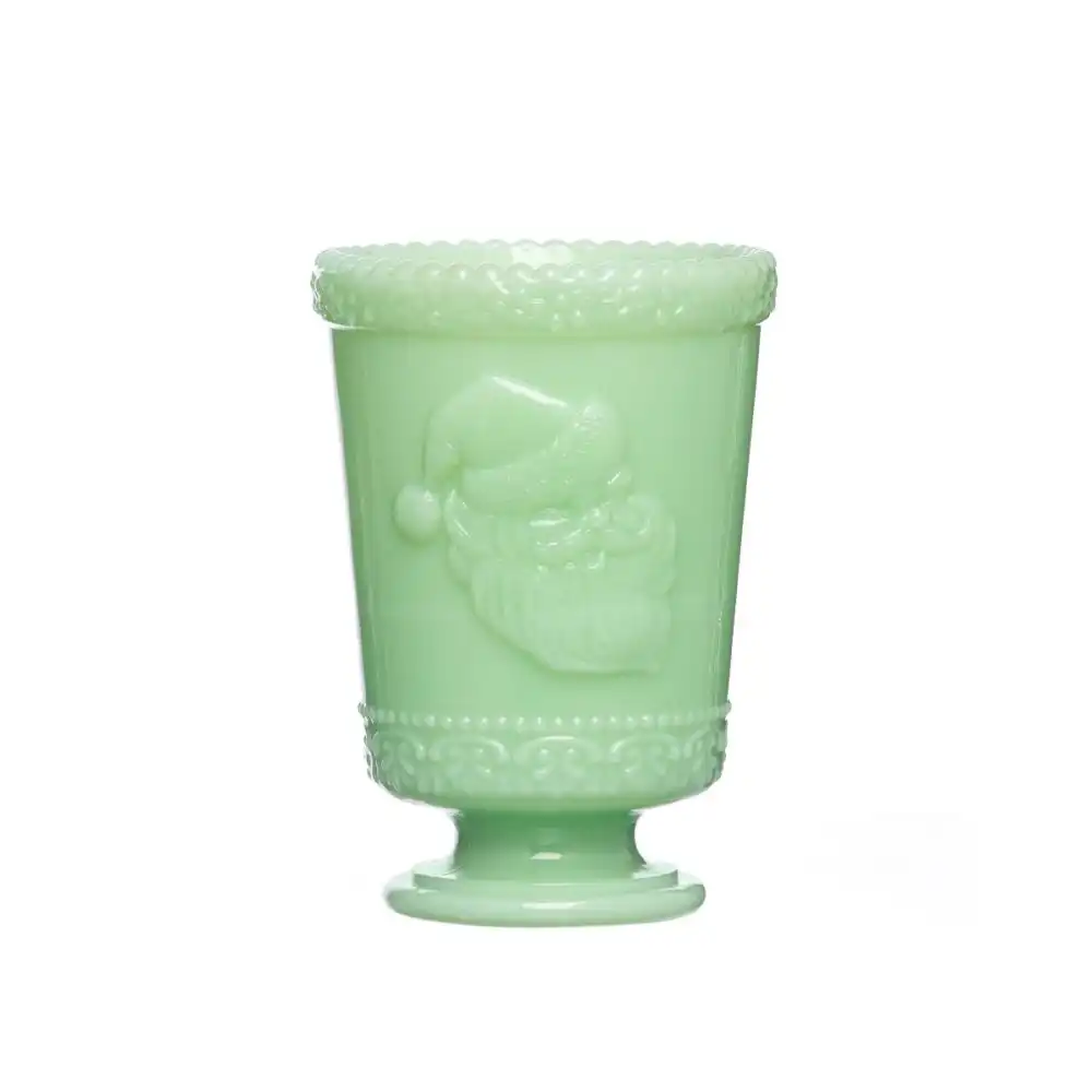 Mosser Glass Holiday Collection 8oz Santa Cup | Jadeite