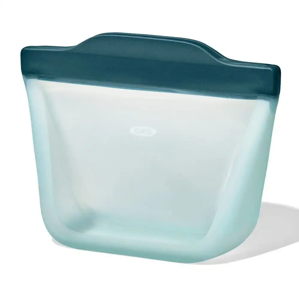 Alternative view of OXO Good Grips 12oz Stand-Up Snack Silicone Reusable Bag | Lagoon