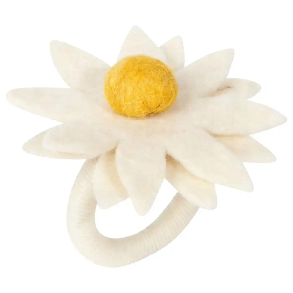 Now Designs by Danica Felt Napkin Ring | Daisy