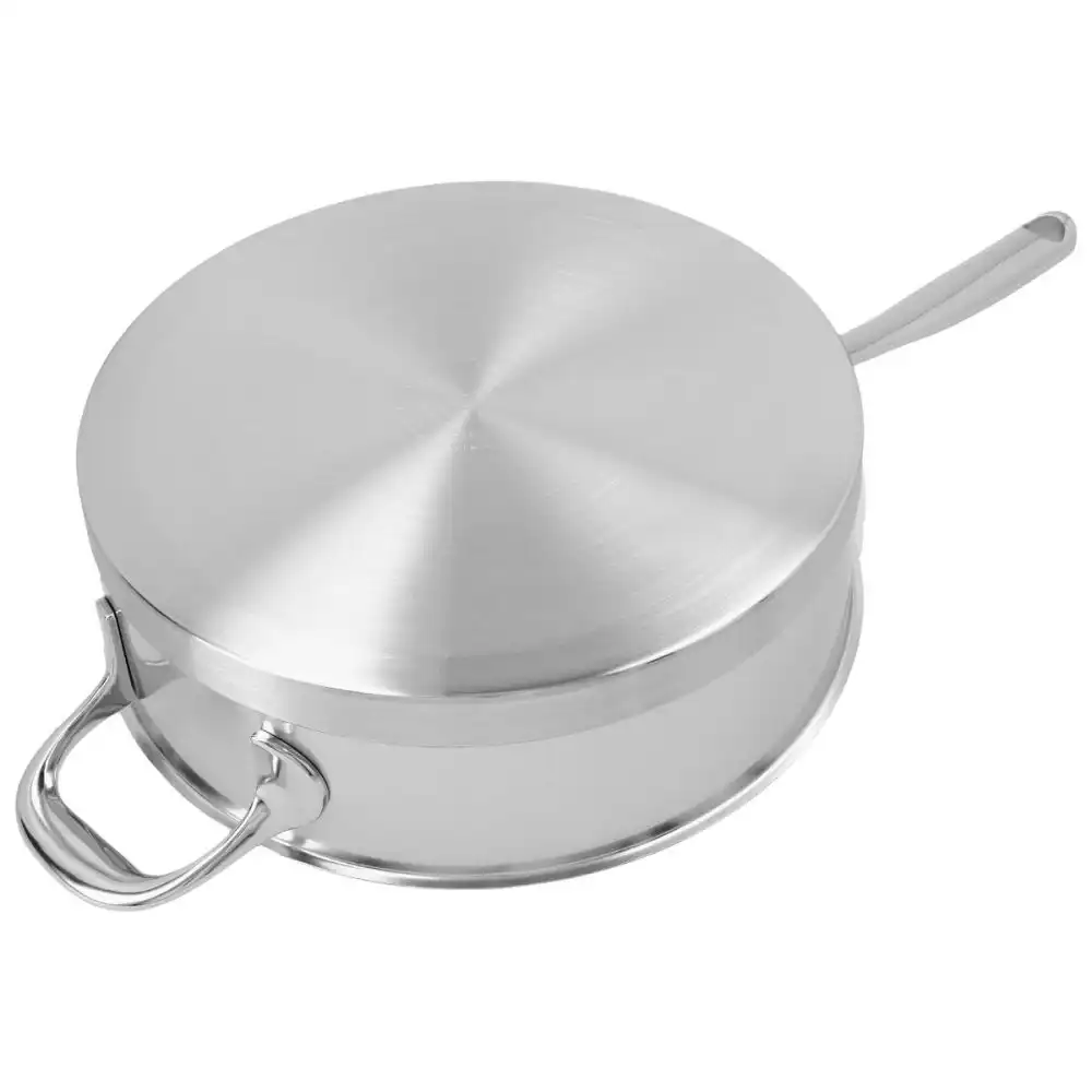 Alternative view of Demeyere Atlantis Saute Pan & Lid w/ Helper Handle - 2.6 Qt. Induction