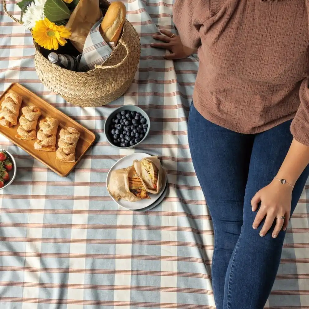 Alternative view of Now Designs by Danica 90" x 60" Tablecloth | Rowan Woven
