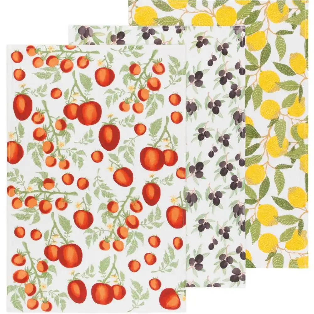 Now Designs by Danica Floursack Dishtowels (Set of 3) | Mediterranean