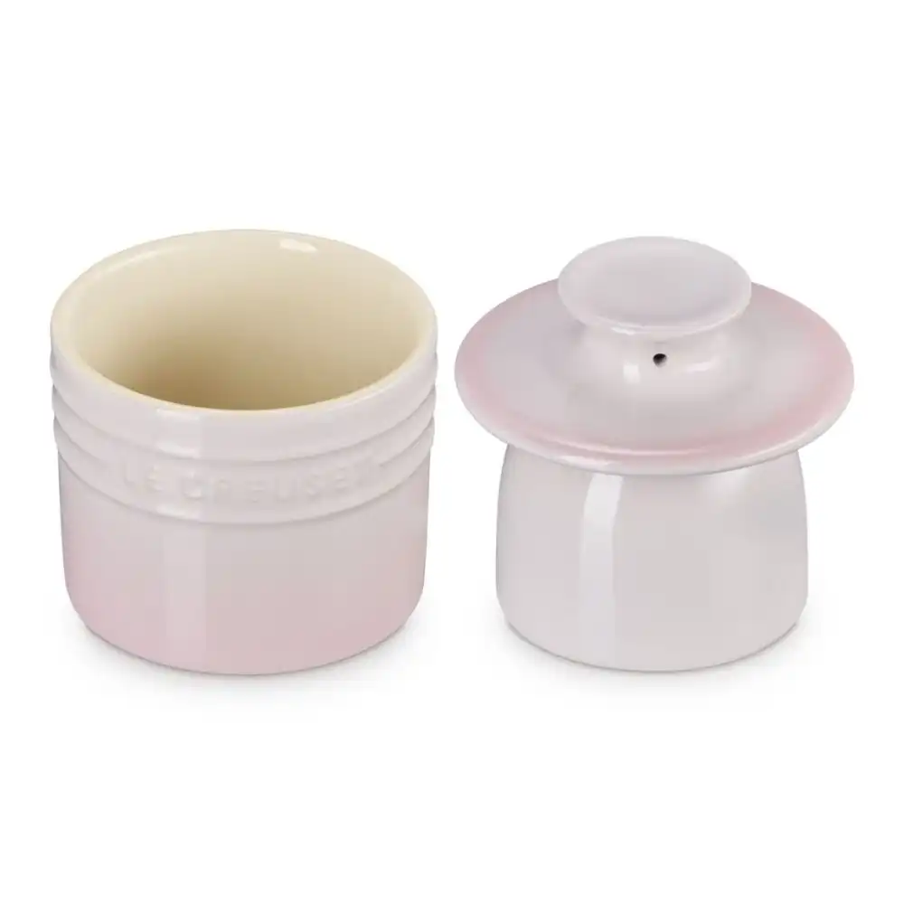 Alternative view of Le Creuset Butter Crock | Shell Pink