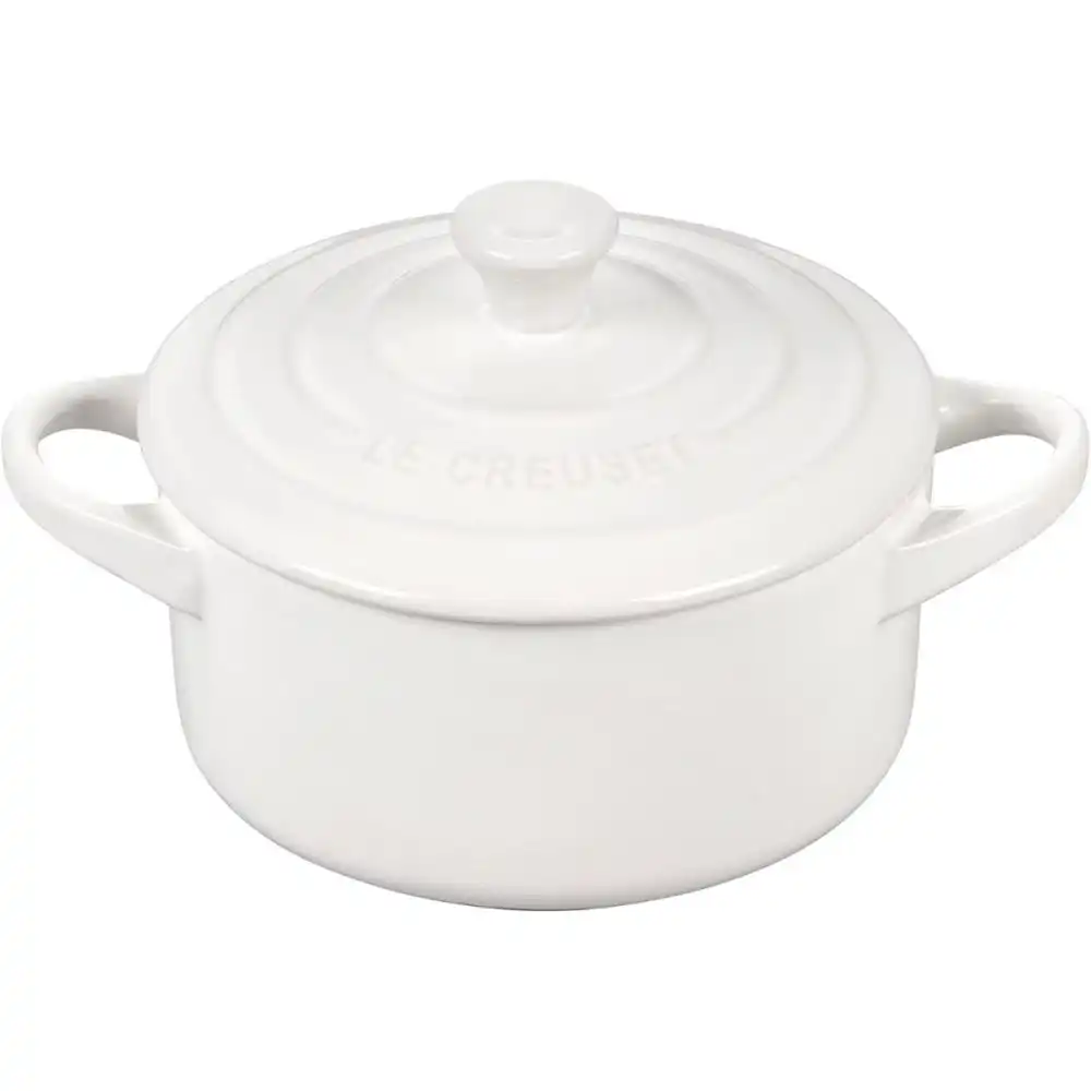 Alternative view of Le Creuset Mini Cocottes & Cookbook (Set of 4) | White