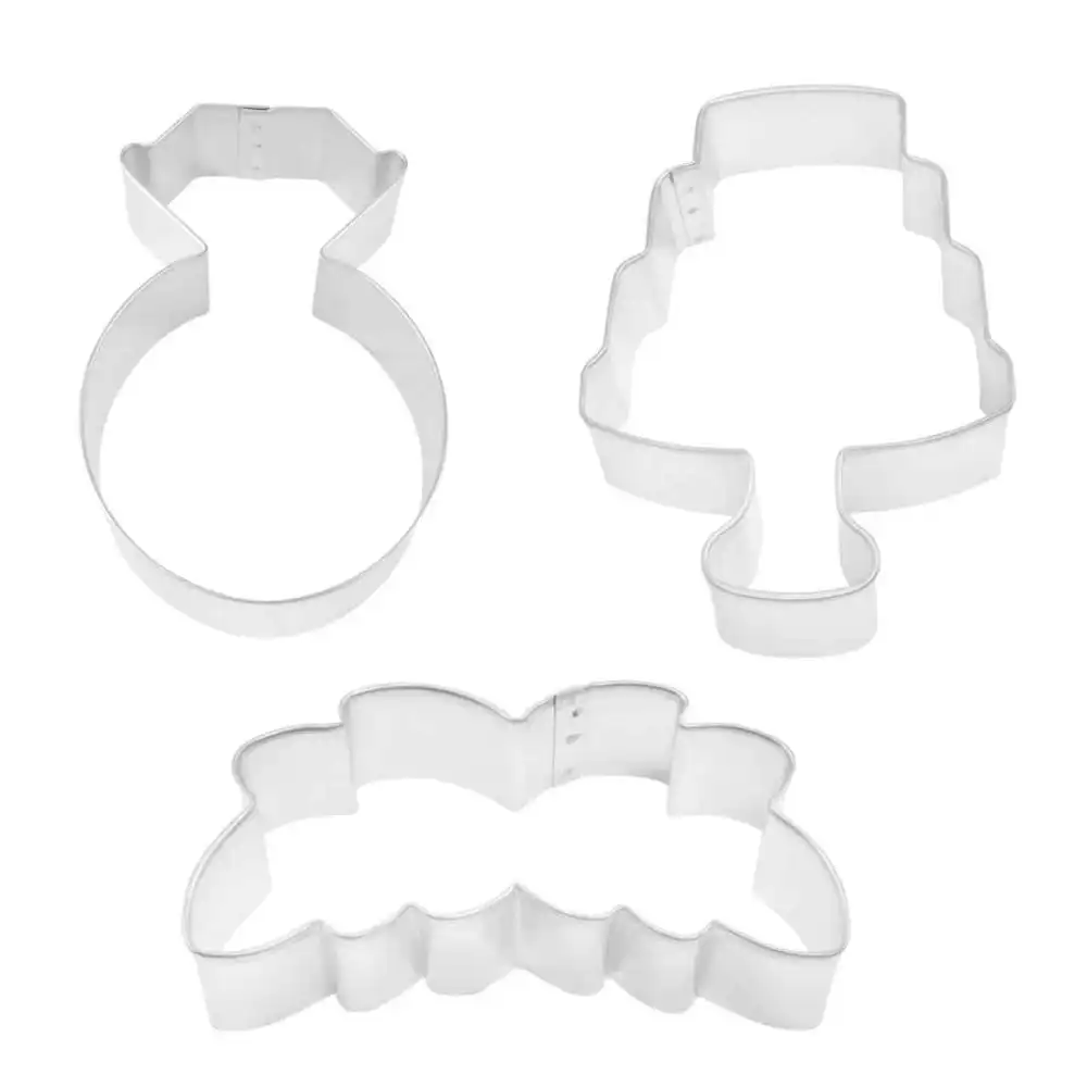 Alternative view of More Than Baking Wedding Cookie Cutters | 3-Piece