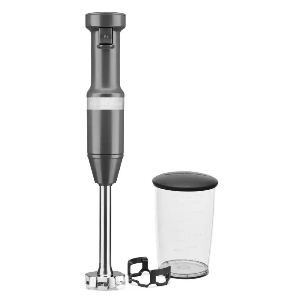 Alternative view of KitchenAid Variable Speed Corded Hand Blender | Matte Charcoal Grey