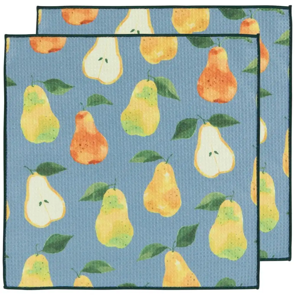 Now Designs by Danica Recycled Microfibre Dishcloths (Set of 2) | Heritage Pear