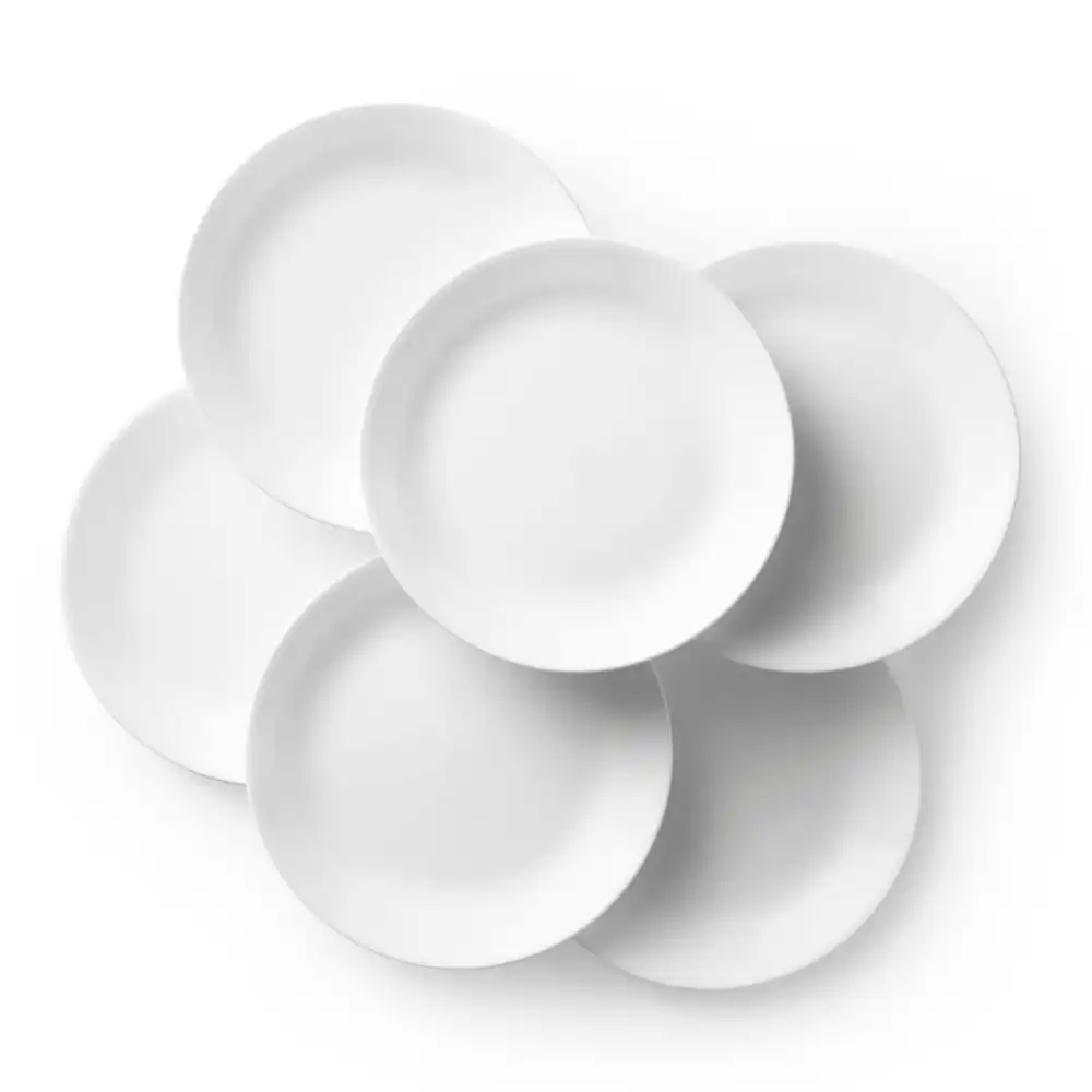 Alternative view of Corelle Livingware 10.25" Dinner Plates (Set of 6) | Winter Frost White