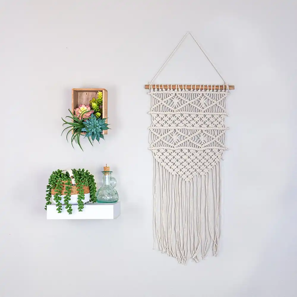 Alternative view of Everything Kitchens 14" x 28" Macrame Wall Hanging | Bohdi