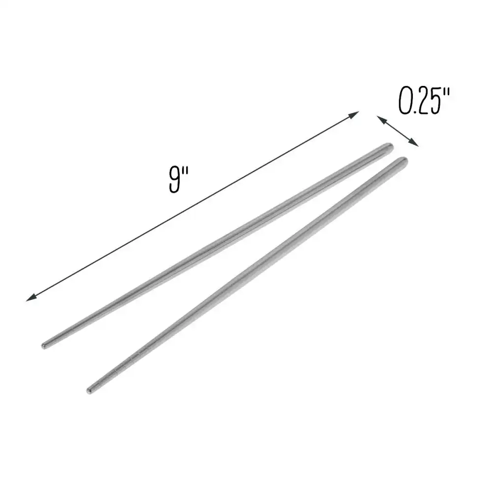 Alternative view of Joyce Chen Reusable Stainless Steel Chopsticks Set of 10