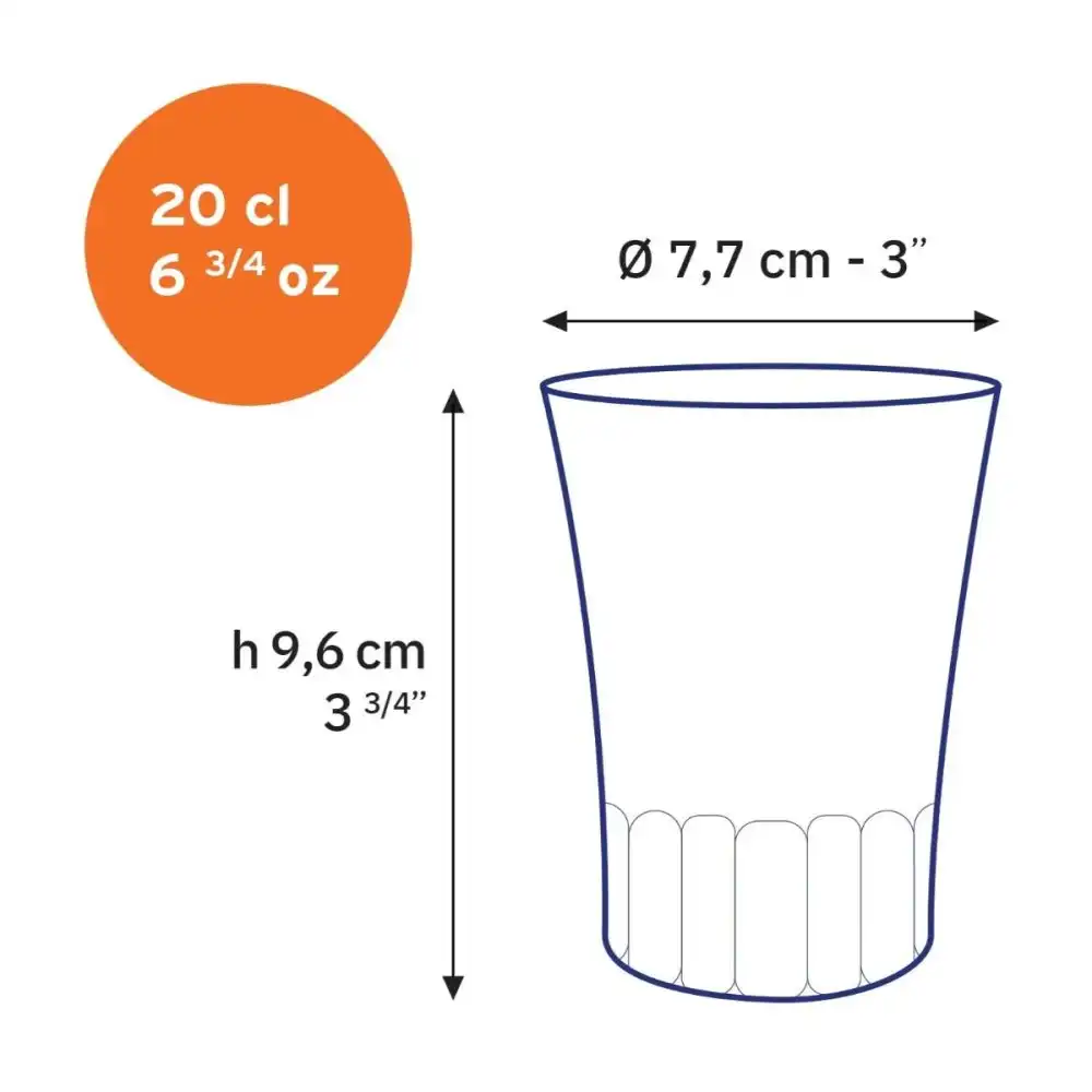 Alternative view of Duralex Amalfi 6.75 oz Drinking Glass | Set of 4