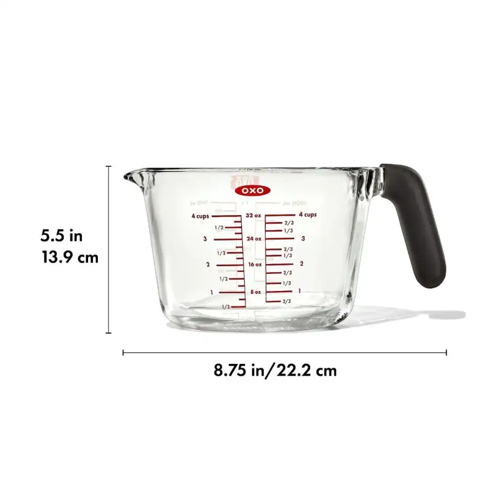 Alternative view of OXO Glass Measuring Cup | 4 Cup