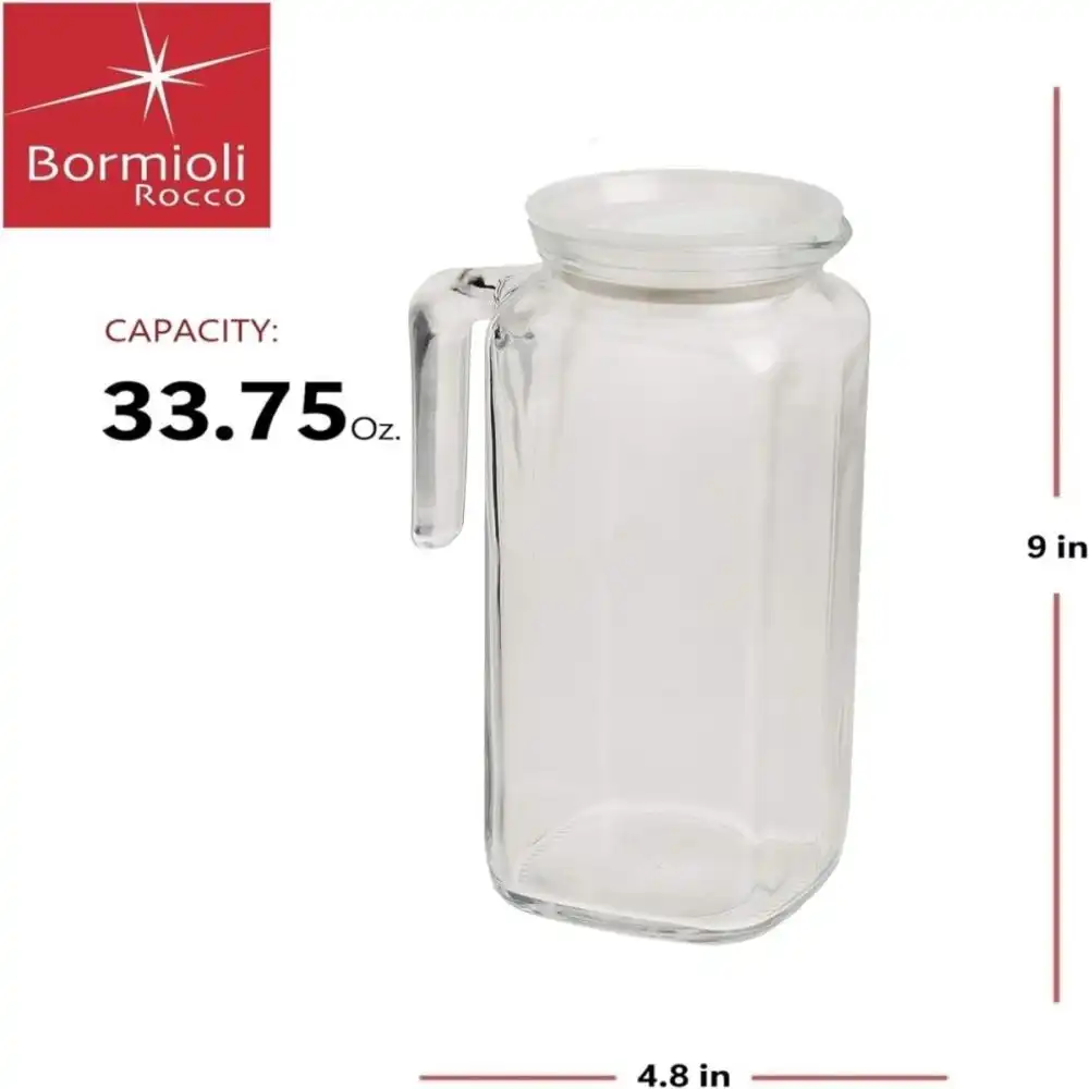 Alternative view of Bormioli Rocco Frigoverre 1 Liter Glass Pitcher | Frost Lid