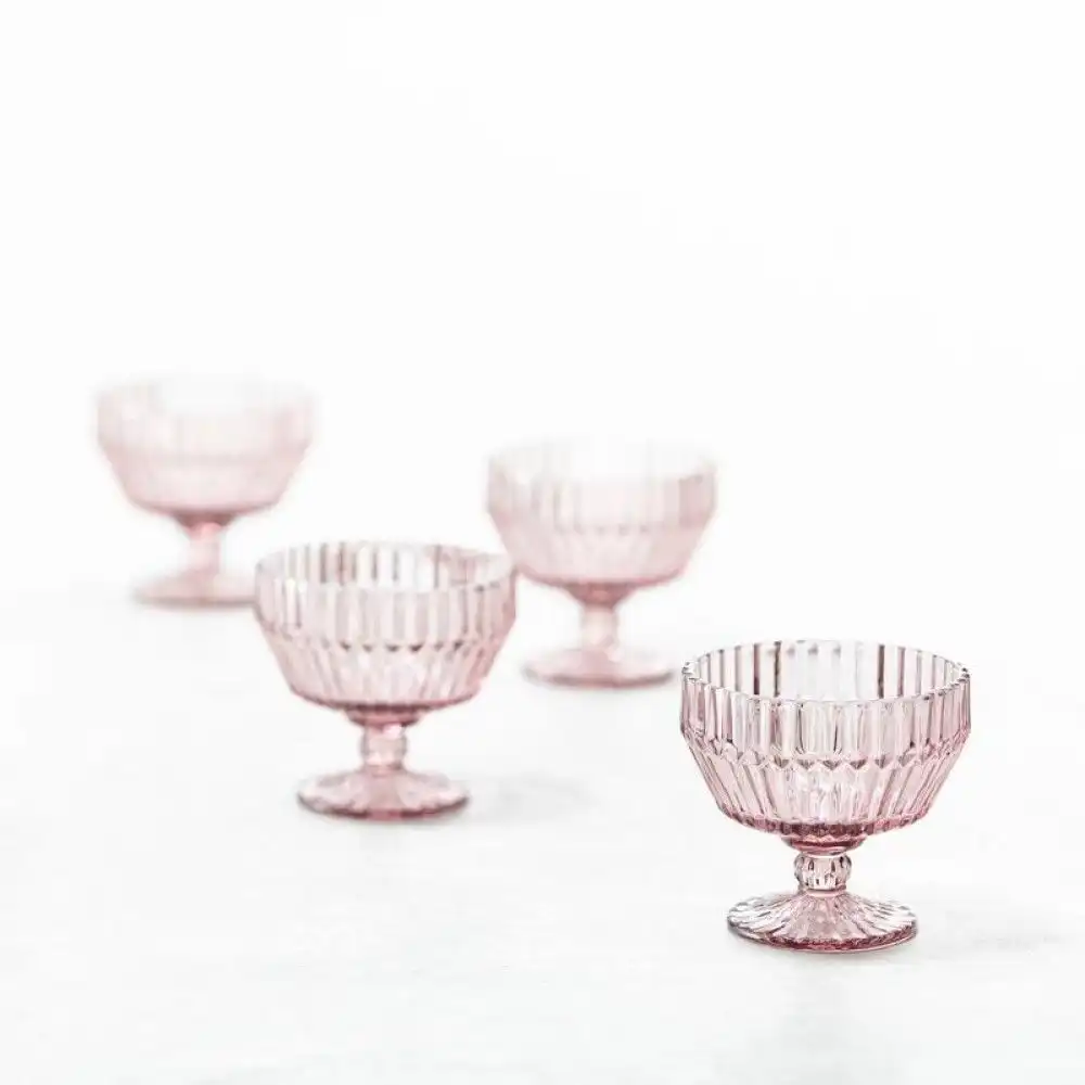 Alternative view of Fortessa Archie 10oz Footed Dessert Bowl | Pink