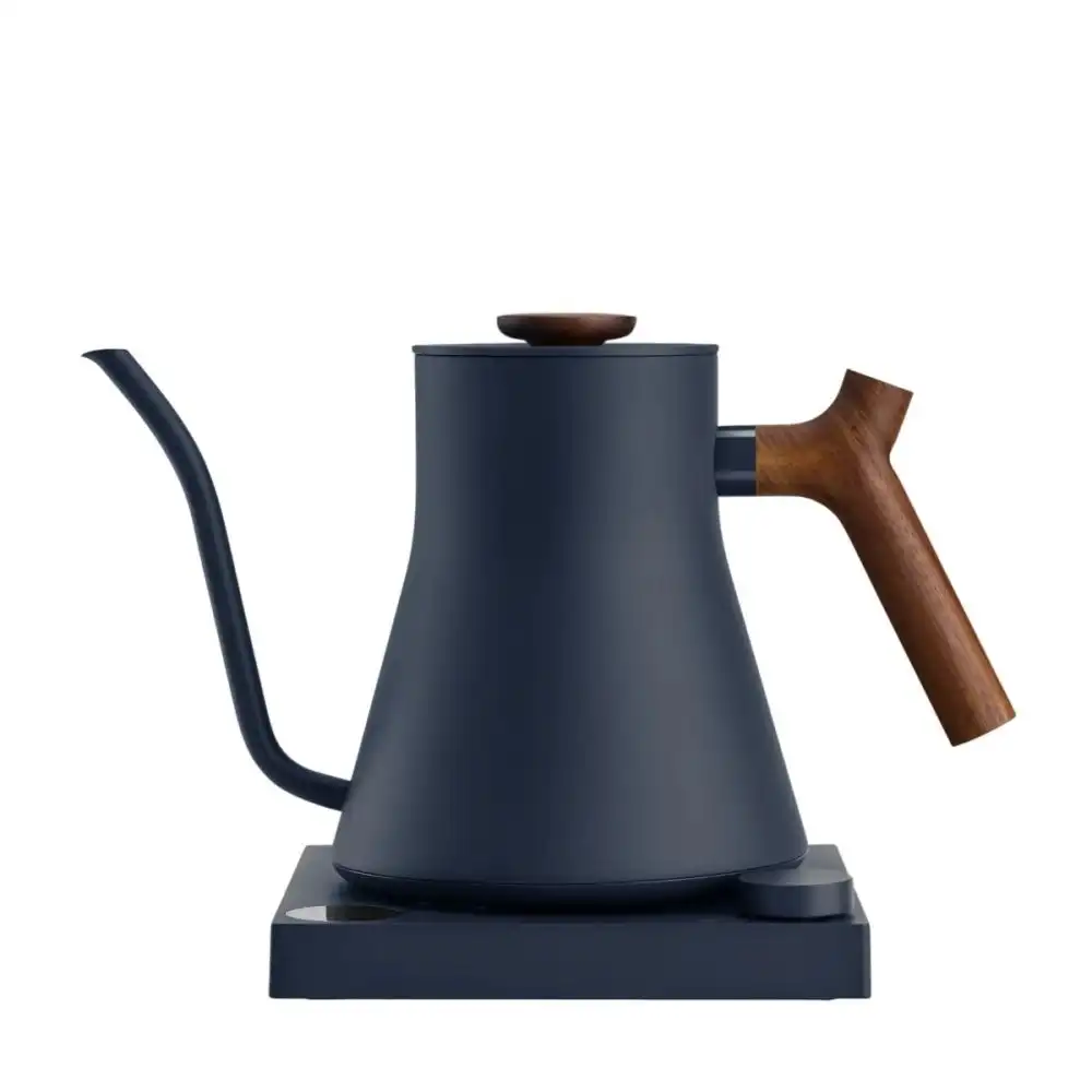 Fellow Stagg EKG Pro Electric Kettle | Stone Blue with Walnut Handle