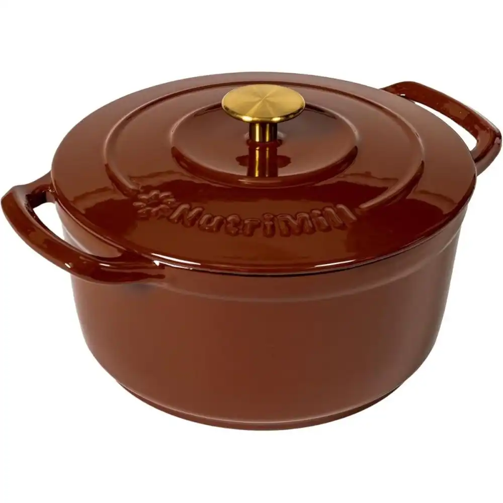 NutriMill Enameled Cast Iron 6 Qt. Dutch Oven