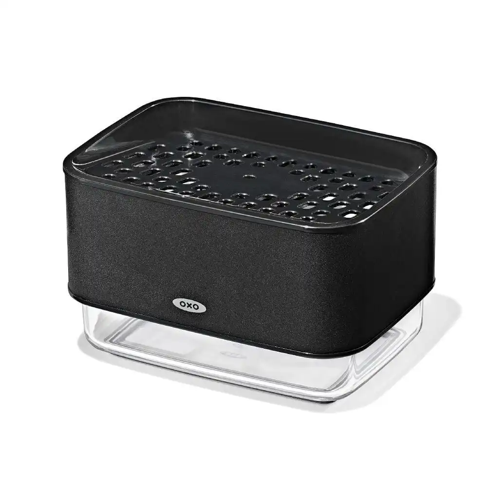 Alternative view of OXO Good Grips Soap Dispensing Sponge Holder | Matte Black