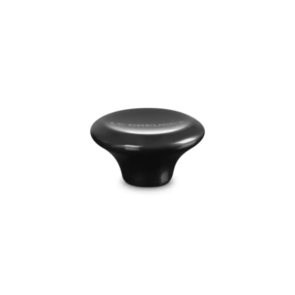Alternative view of Le Creuset Signature Black Nickel Knob |  Medium