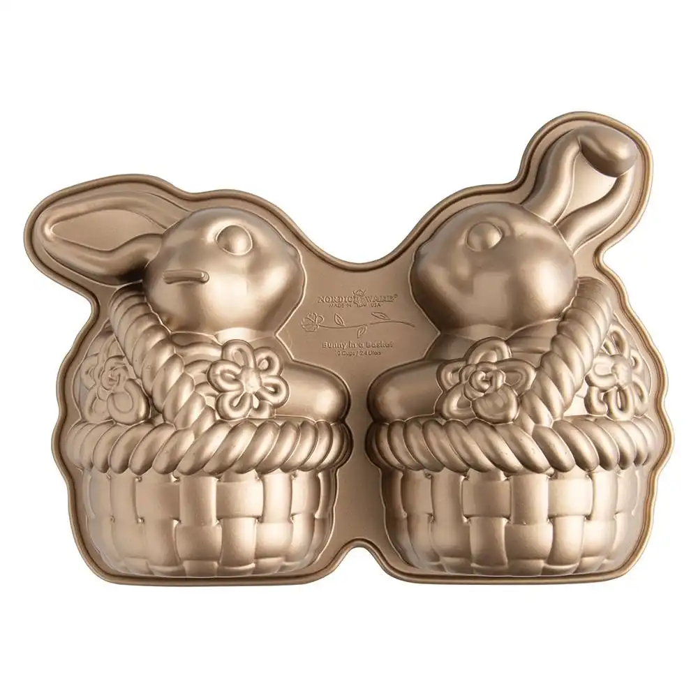 Nordic Ware Bunny In A Basket 3D Cake Pan