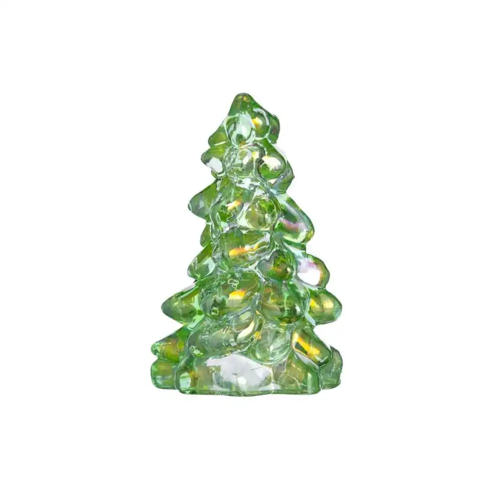 Mosser Glass Holiday Collection 2.75" Tree Figurine | Apple Green Carnival