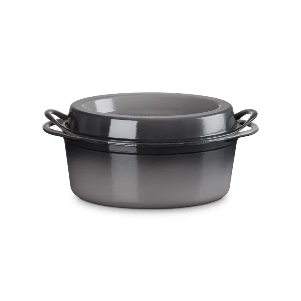 Alternative view of Le Creuset 7.25 Qt. Traditional Oval Doufeu | Oyster