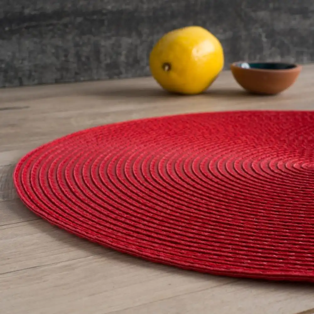 Alternative view of Now Designs by Danica 15" Disko Placemat | Chili
