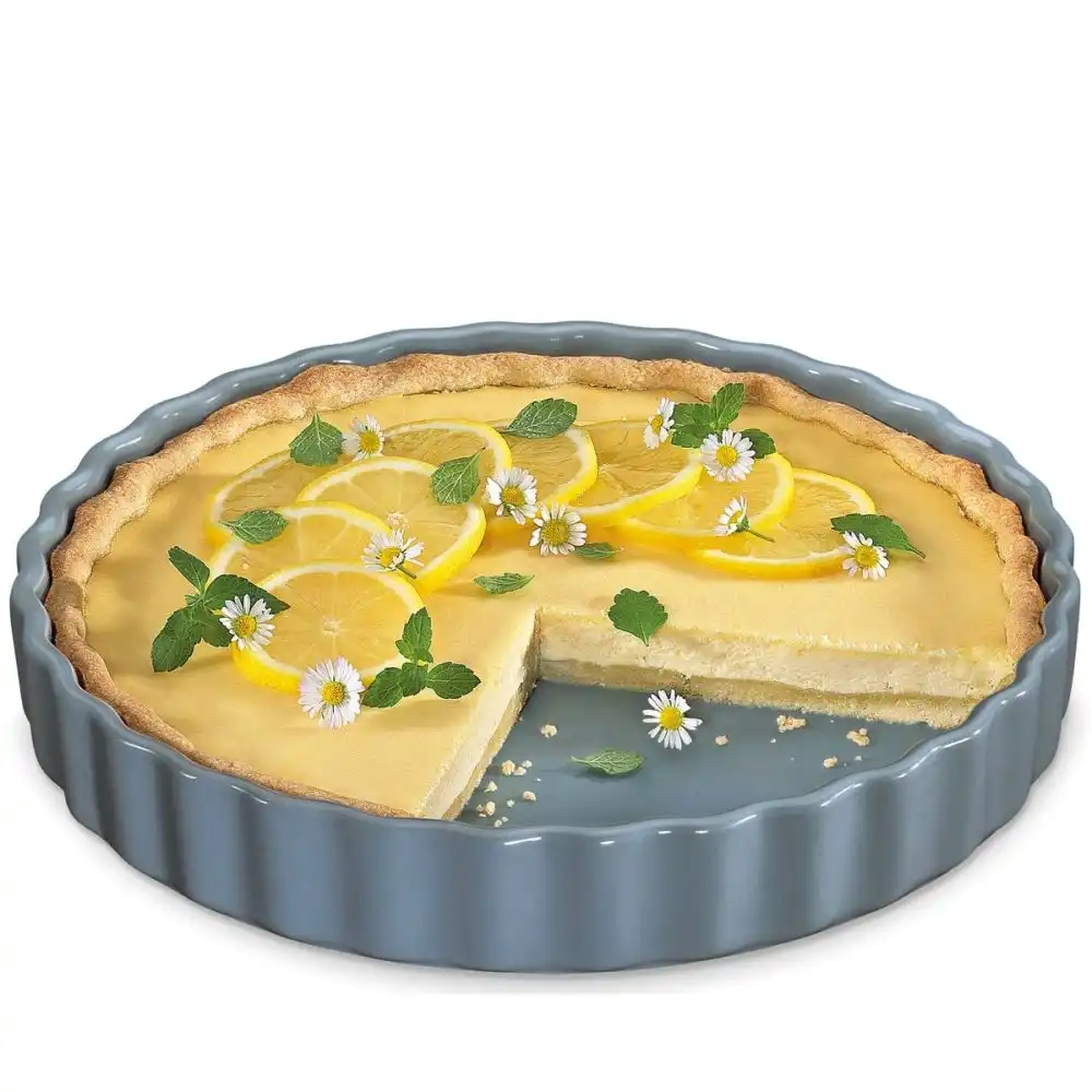 Alternative view of Küchenprofi Porto 11" Flan Dish | Blue