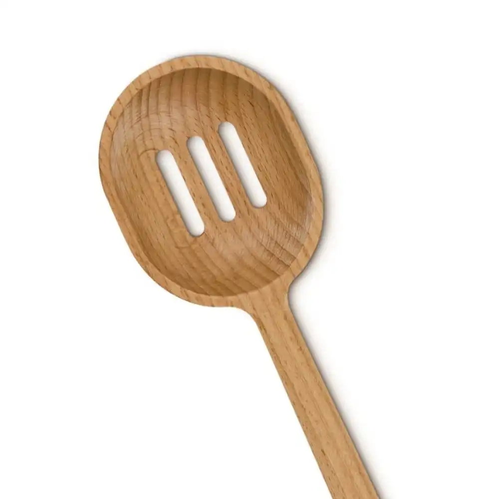 Alternative view of Le Creuset Signature Wood Slotted Spoon