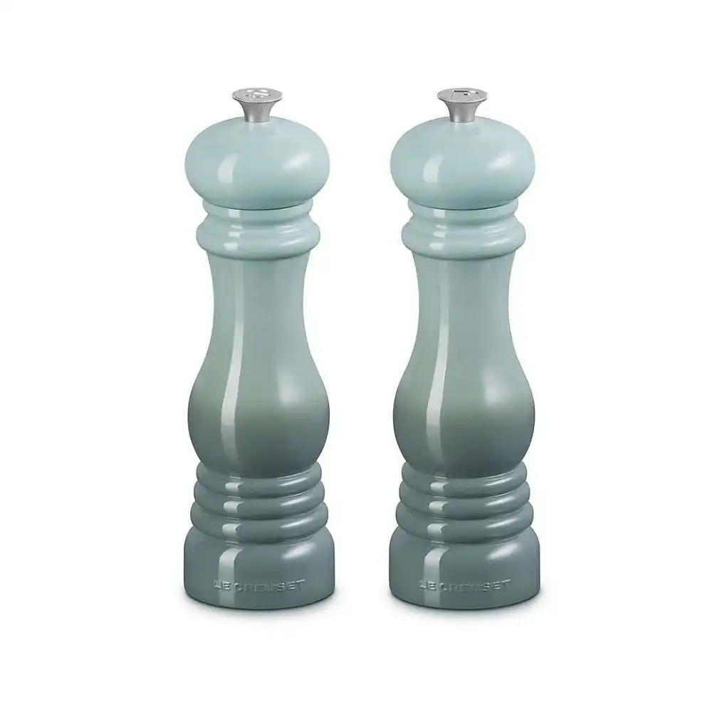 Le Creuset Acrylic Classic Salt And Pepper Mill Set | Sea Salt