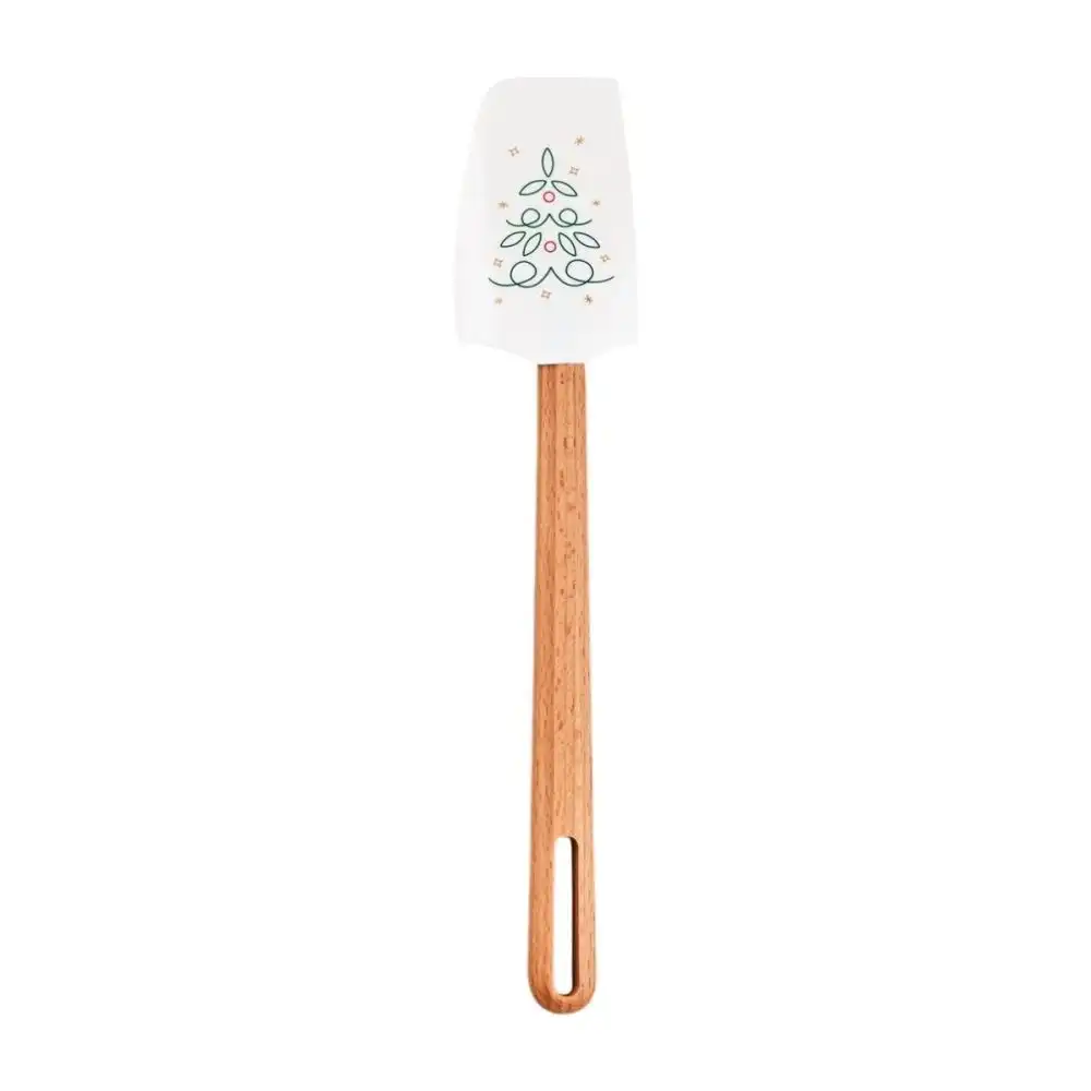 Le Creuset Signature Medium Spatula with Tree Appliqué | White