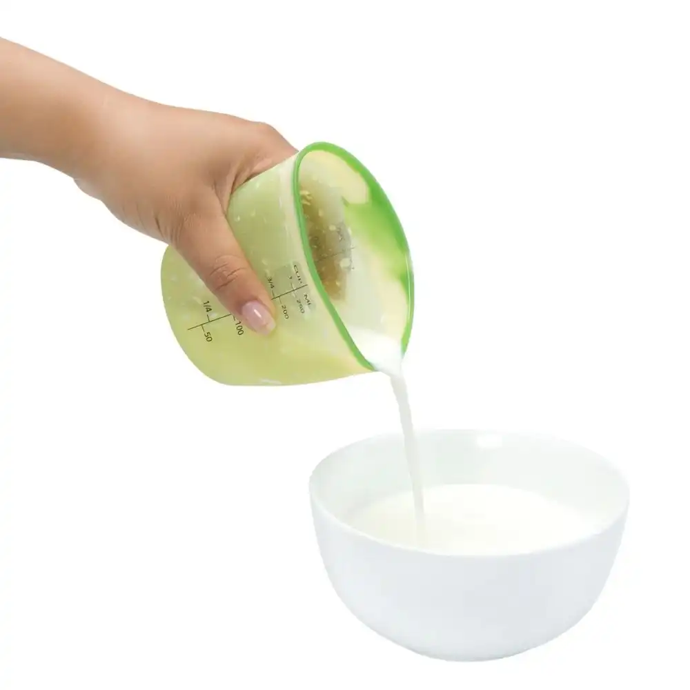 Alternative view of Charles Viancin Lime Measuring Cup/Travel Cup | 1-Cup