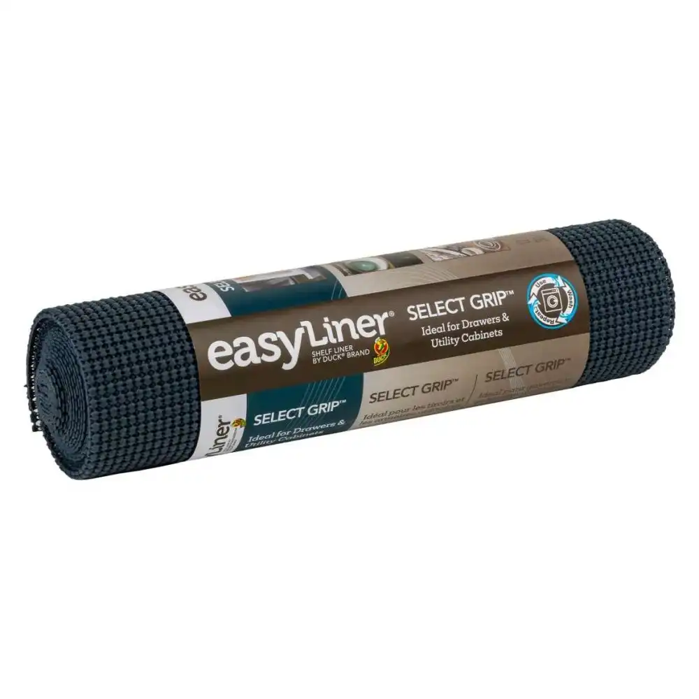 Alternative view of Duck Brand Easy Liner Select Grip 12" x 10' Shelf Liner | Navy Blue