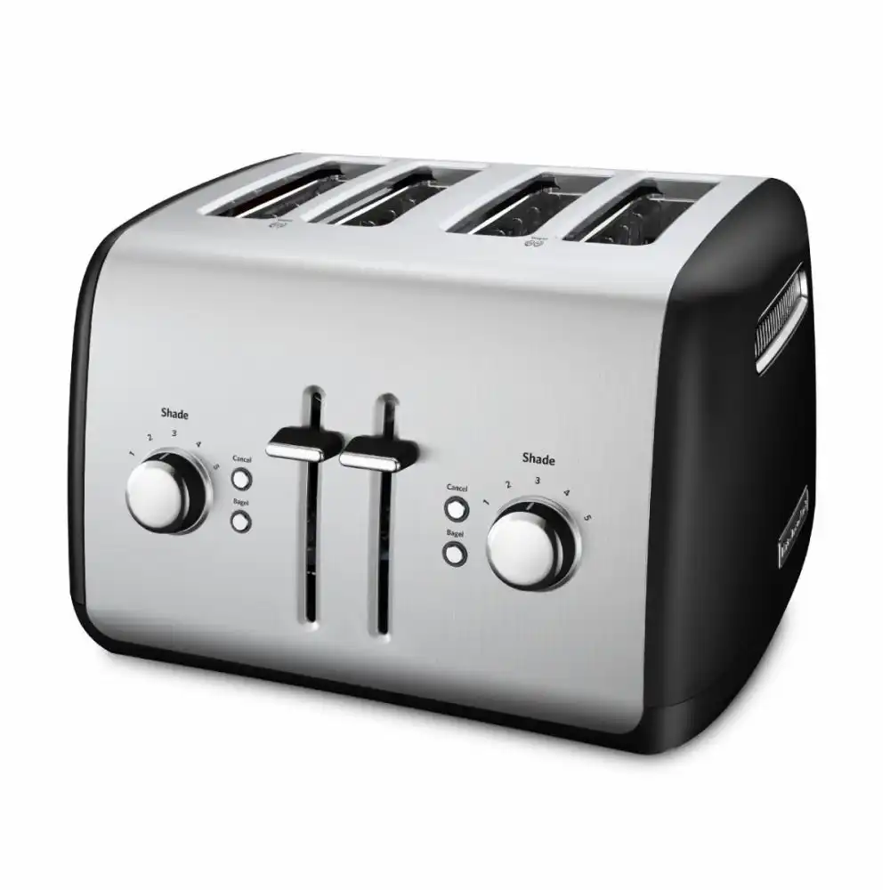 KitchenAid 4-Slice Toaster with Manual High-Lift Lever - Onyx Black