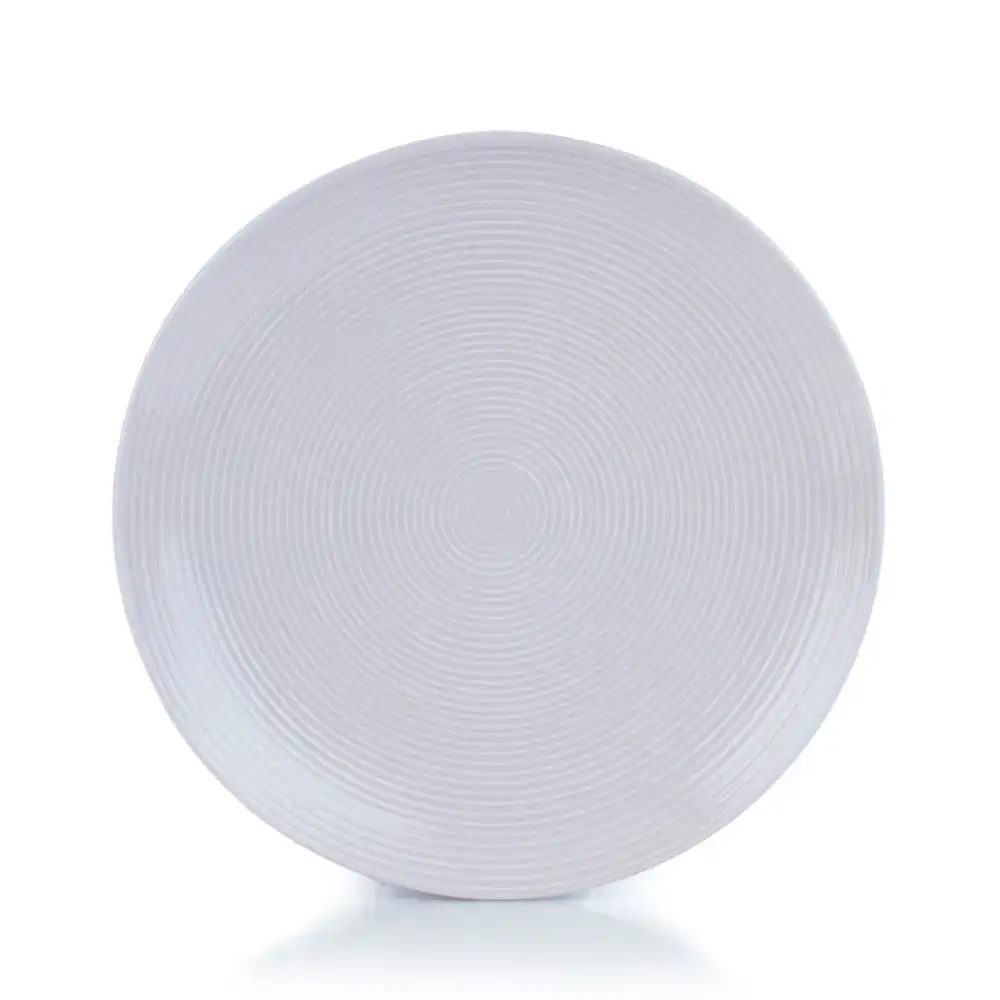 Alternative view of Everything Kitchens Colorful Glazed 10.5" Dinner Plates (Set of 4) | Dusty Purple