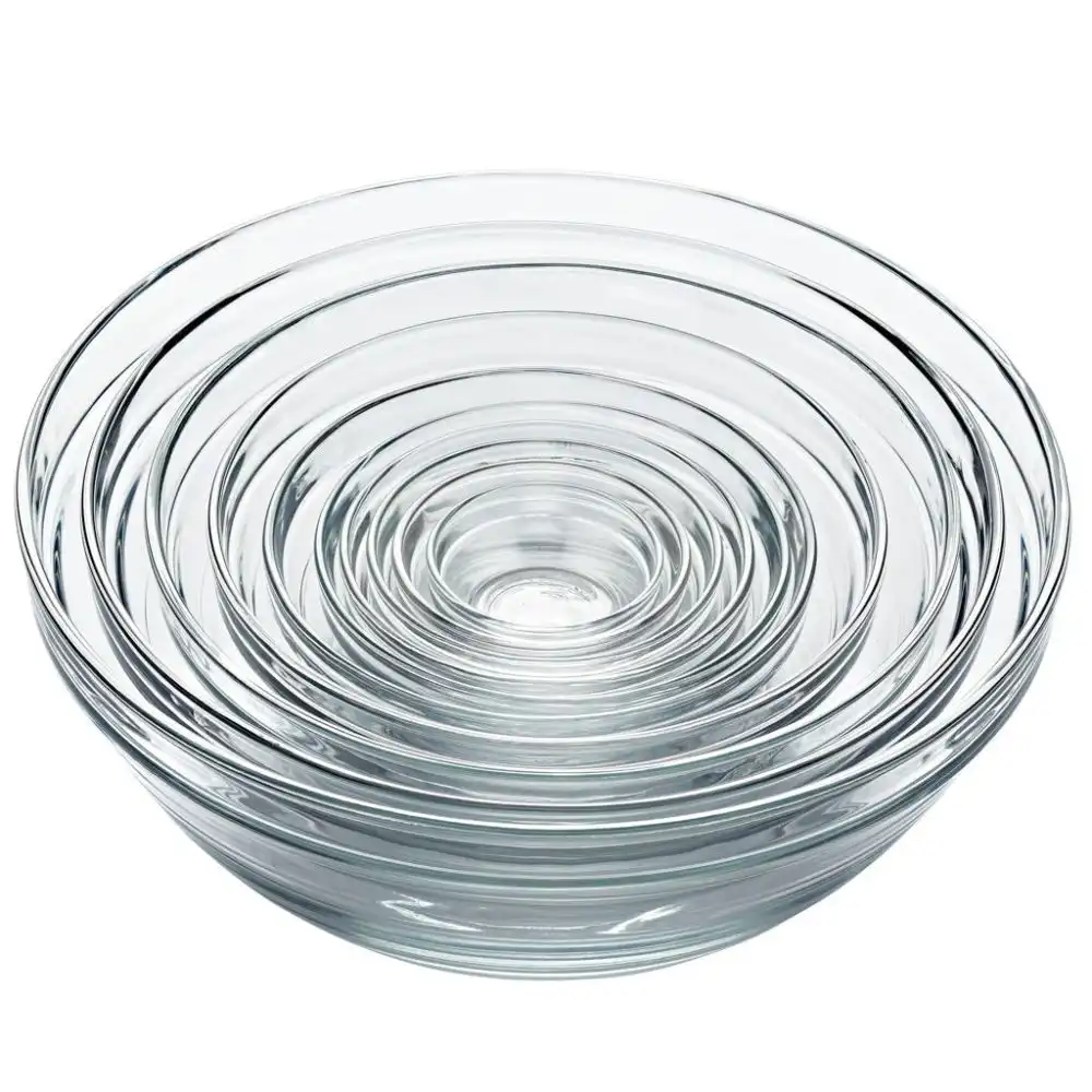 Alternative view of Duralex Le Gigogne Clear 9-Piece Stacking Bowl Set