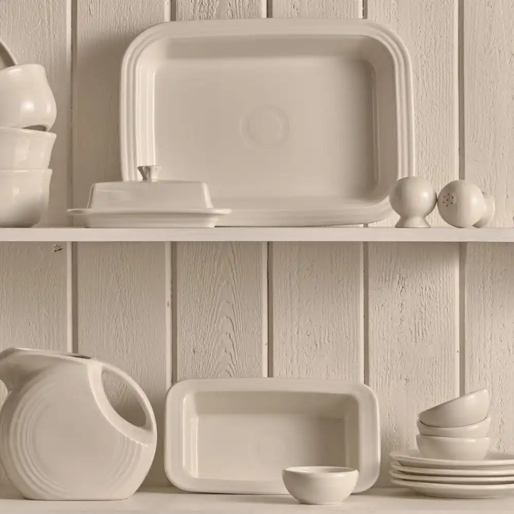 Alternative view of Fiesta® 11.75" Large Rectangular Platter | Linen