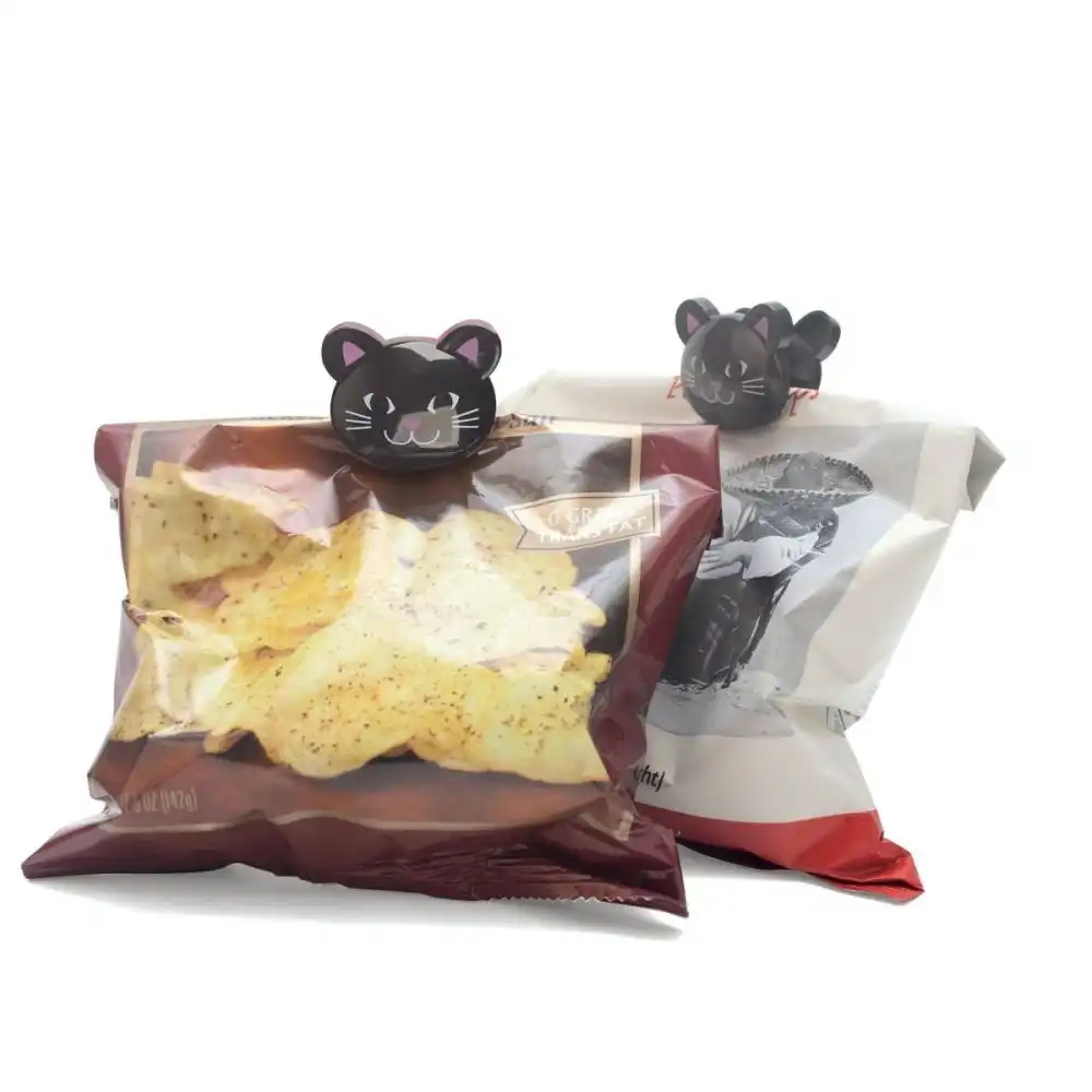 Alternative view of Kikkerland Bag Clips | Cat
