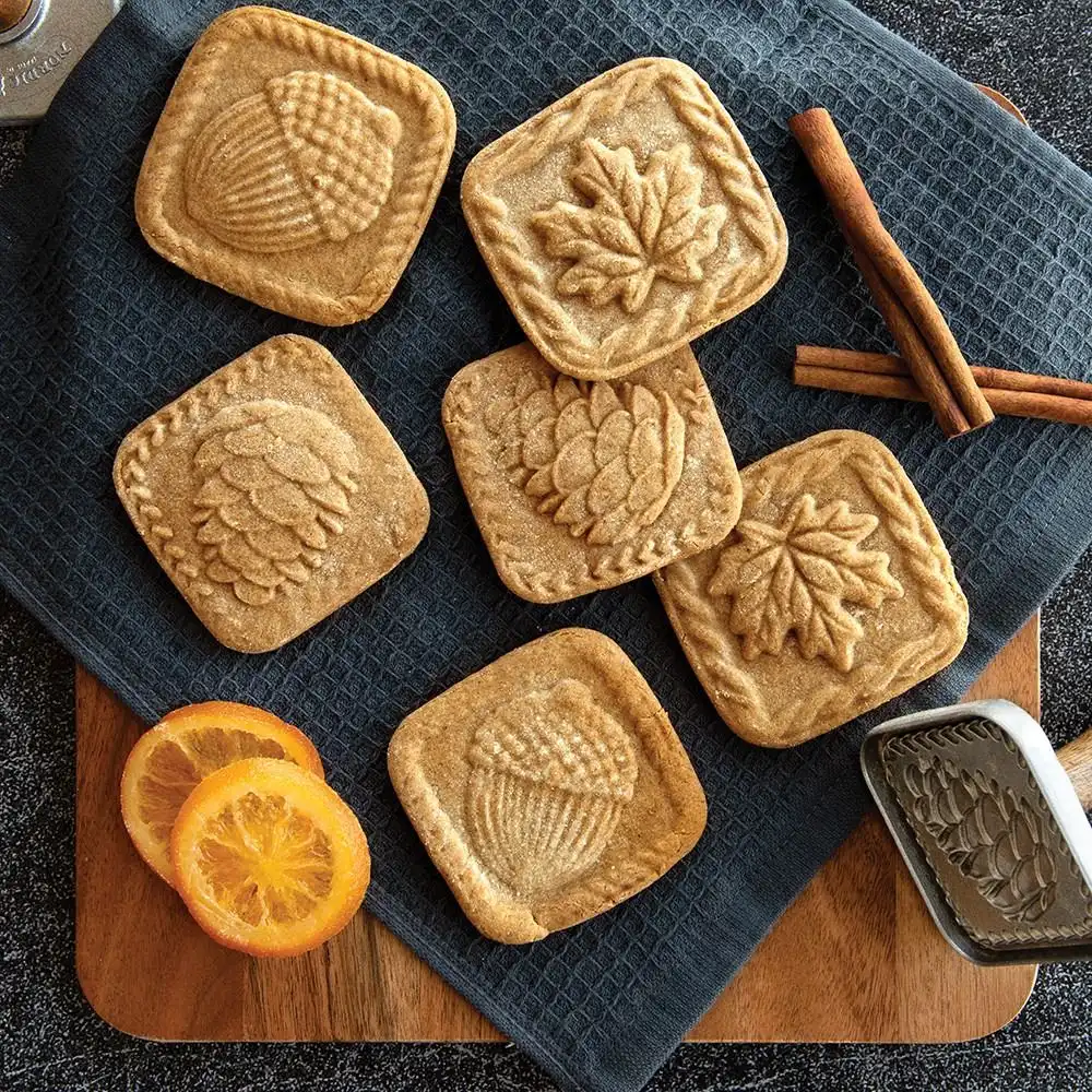 Alternative view of Nordic Ware Cookie Stamps | Fall Forest Springerle