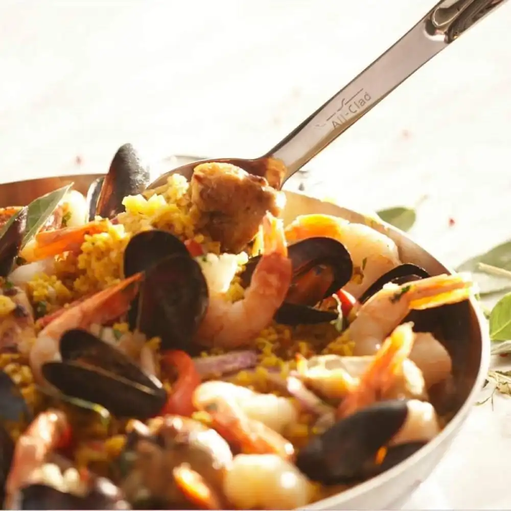 Alternative view of All-Clad Stainless Steel Slotted Spoon | 13"