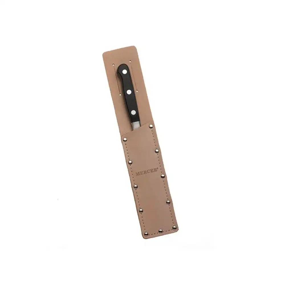 Alternative view of Mercer Culinary Brown Produce Knife Leather Sheath