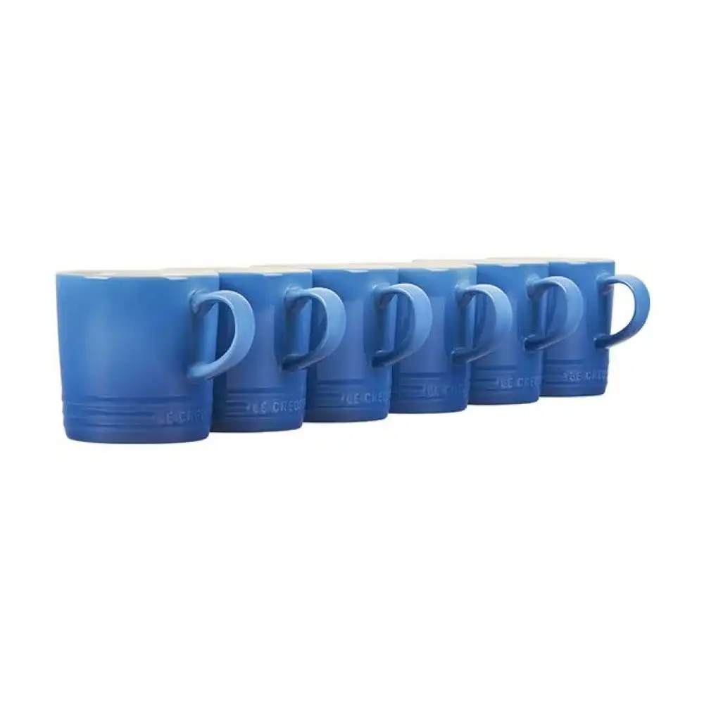 Alternative view of Le Creuset 12oz London Mugs Set of 6 | Marseille Blue