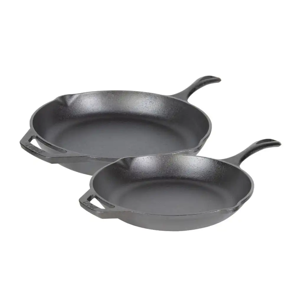 Lodge Cast Iron 2-Piece Chef Collection Skillet Set