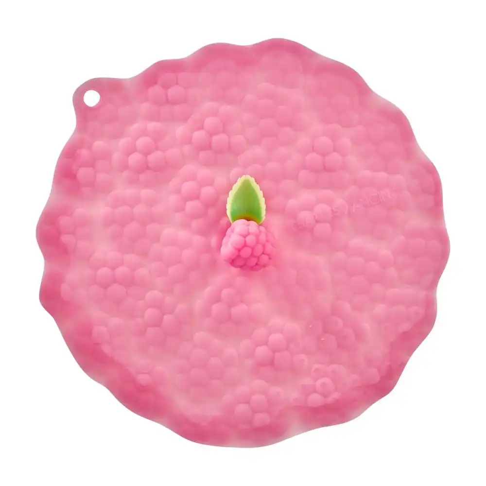 Charles Viancin Raspberry Silicone Lid | 11"