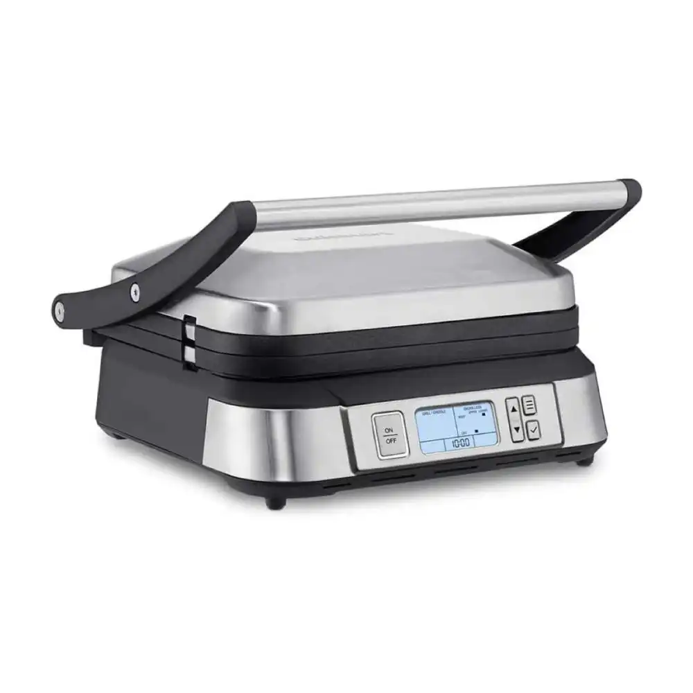 Cuisinart Contact Griddler with Smoke-less Mode | Stainless Steel