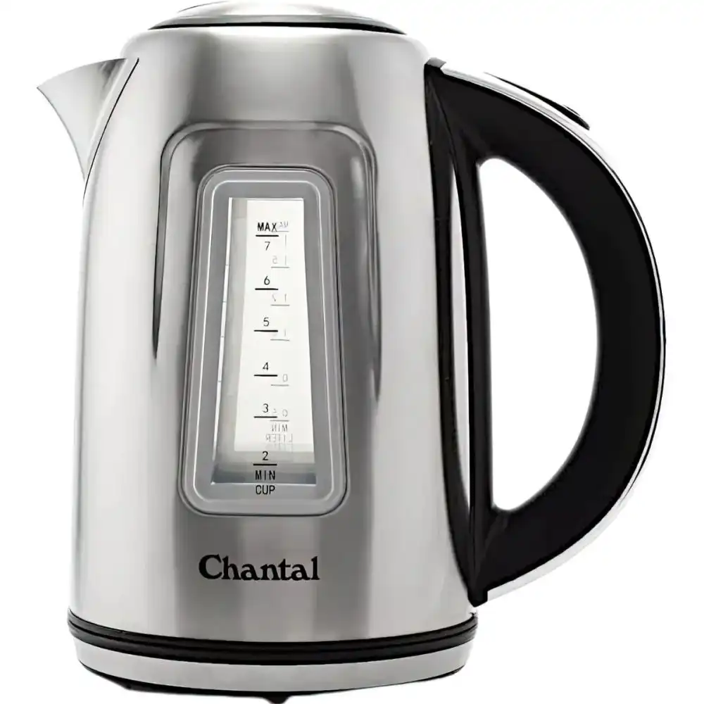 Chantal 1.8 Qt. Jupiter Ekettle Electric Water Kettle | Brushed Stainless Steel